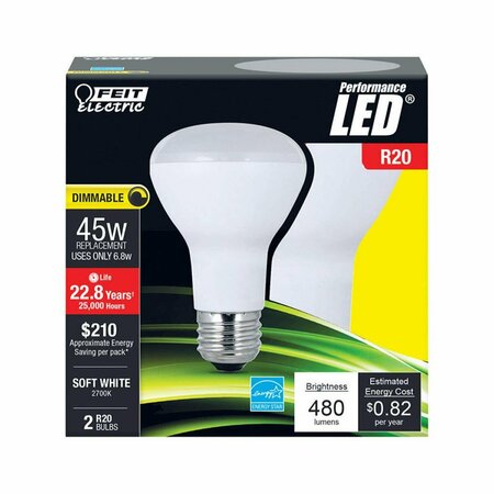 LETTHEREBELIGHT 6.8W Electric LED Bulb - Soft White LE3288101